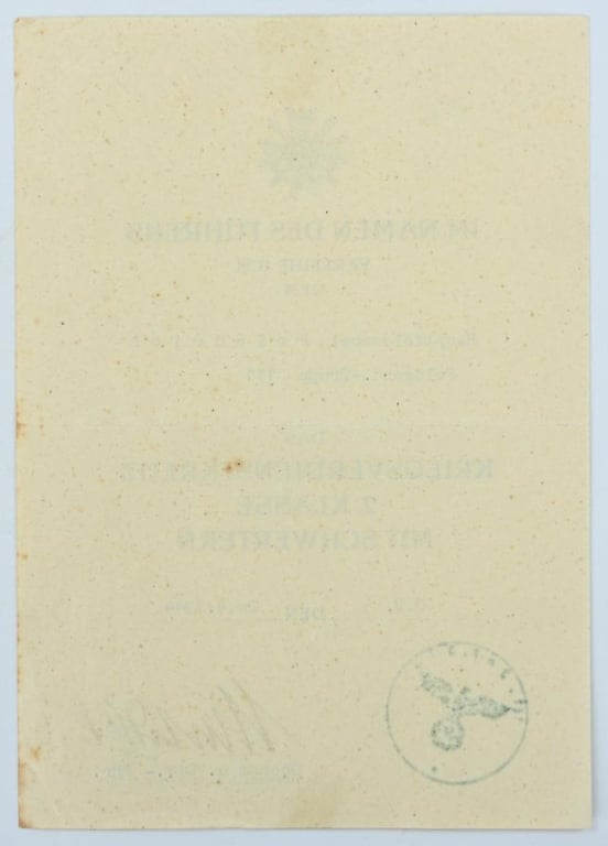 German WH Feldgendarmerie Document Grouping