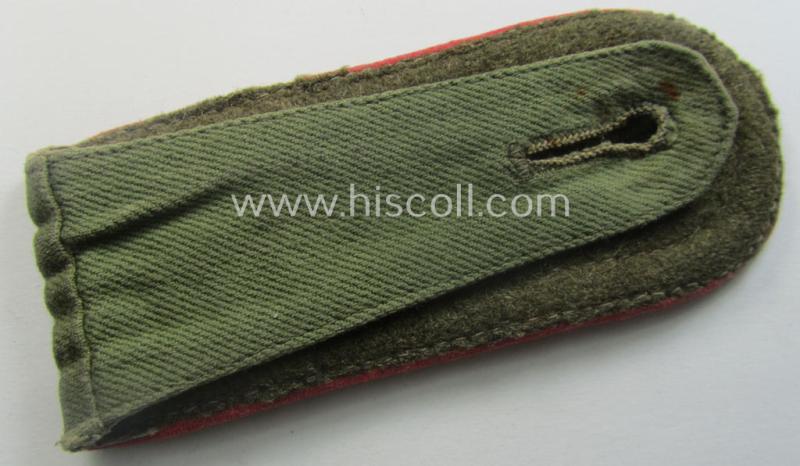 Single, WH (Heeres) 'tropical' NCO-type shoulderstrap: 'Feldwebel der Panzer-Truppen'