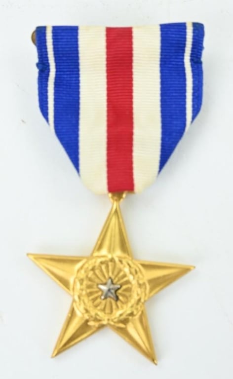 US WW2 Silver Star Medal in Case
