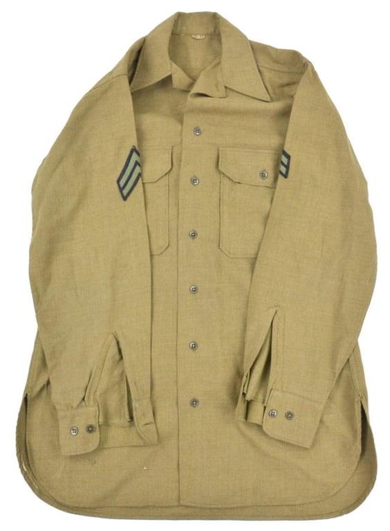 US WW2 6th I.D. Wool Shirt