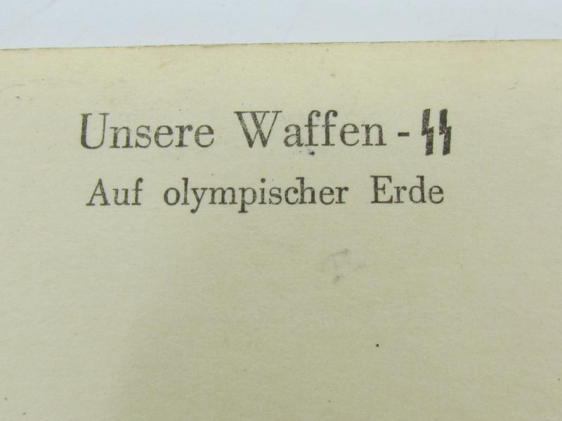 Postcard : Unsere Waffen-SS