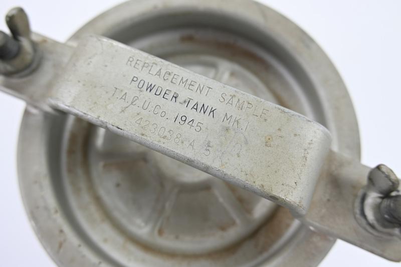 US WW2 Navy Gun Powder Sample Tank