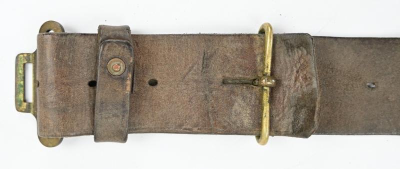 British WW2 1939 Pattern Leather Combat Belt