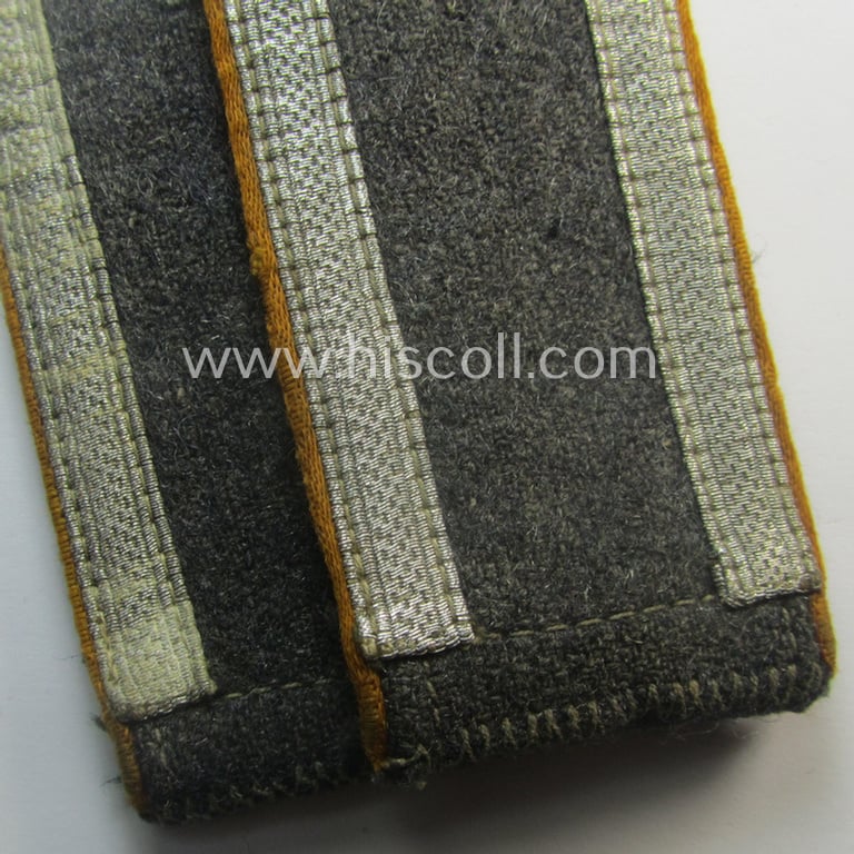 Attractive - and fully matching! - pair of mid- (ie. later-) war-period, WH (Luftwaffe) NCO-type shoulderstraps as was intended for usage by an: 'Unteroffizier der Flieger o. Fallschirm-Trpn.'