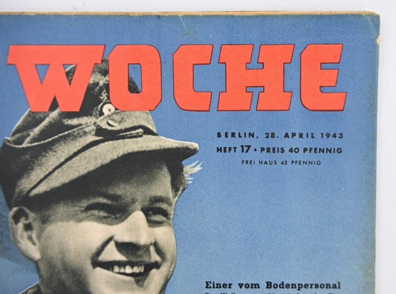German Third Reich Magazine 'Die Woche' 1943