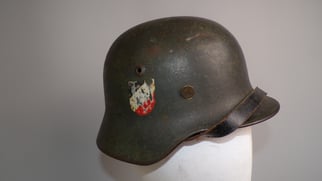 Rare small size DD M35 steel helmet