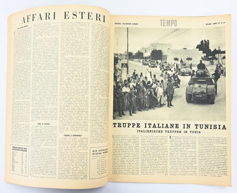 German/Italian Magazine 'Tempo' 1943