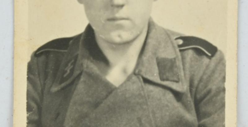 German Waffen-SS Portrait Picture Wehrpass Size
