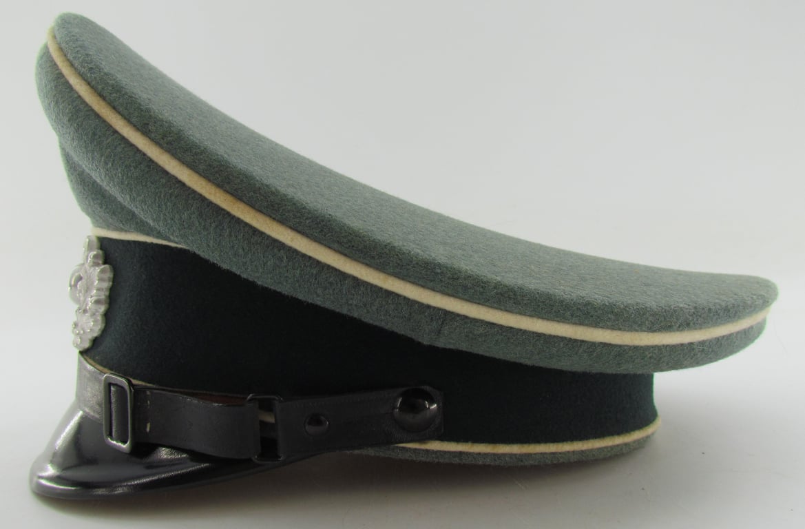 Wehrmacht (Heer) Infantry EM/NCO Visor Cap (Stone Mint)