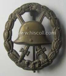 WWI-pattern, silver-class wound-badge (ie.: 'Verwundeten Abzeichen in Silber')...