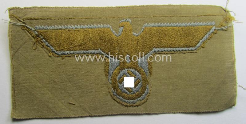 WH (Heeres) 'tropical-issue' breasteagle (in 'BeVo'-weave pattern)