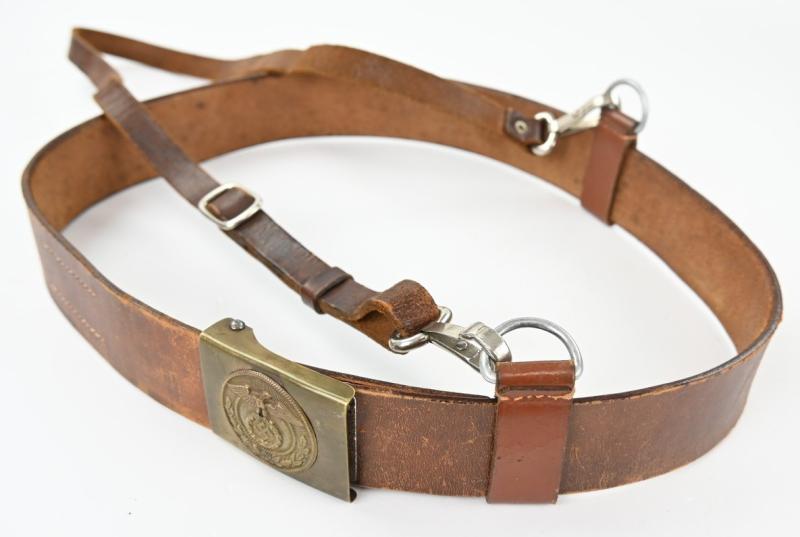 German SA Officer Belt with Beltbuckle and Shoulderstap