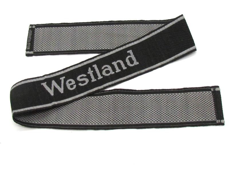 Flemish volunteer SS-Panzergrenadier-Regiment 10 ‘Westland’ Bevo Cufftitle