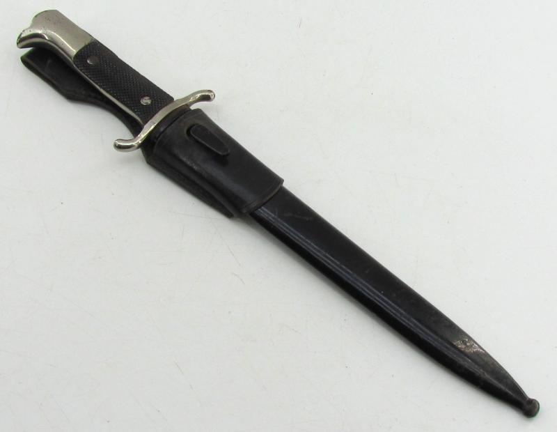 RARE German fire brigade ‘Feuerwehr’ saw tooth dress bayonet by E. Pack & S.