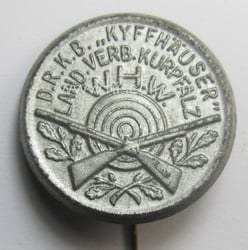WHW- (ie. 'Winterhilfswerke'- ie. 'Opferschiessen'-) related commemorative lapel-pin...
