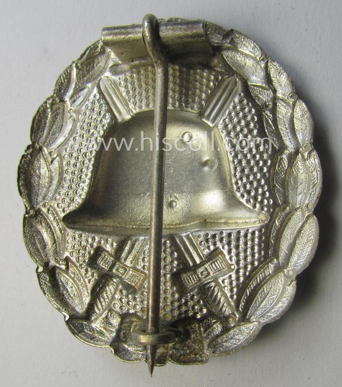 Hardly used, WWI-pattern, 'Buntmetall'-based: 'Verwundeten Abzeichen in Silber'