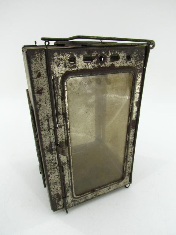 German WWI Folding Lantern in Pouch