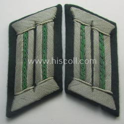 Fully matching pair of WH (Heeres) collar-tabs (ie....