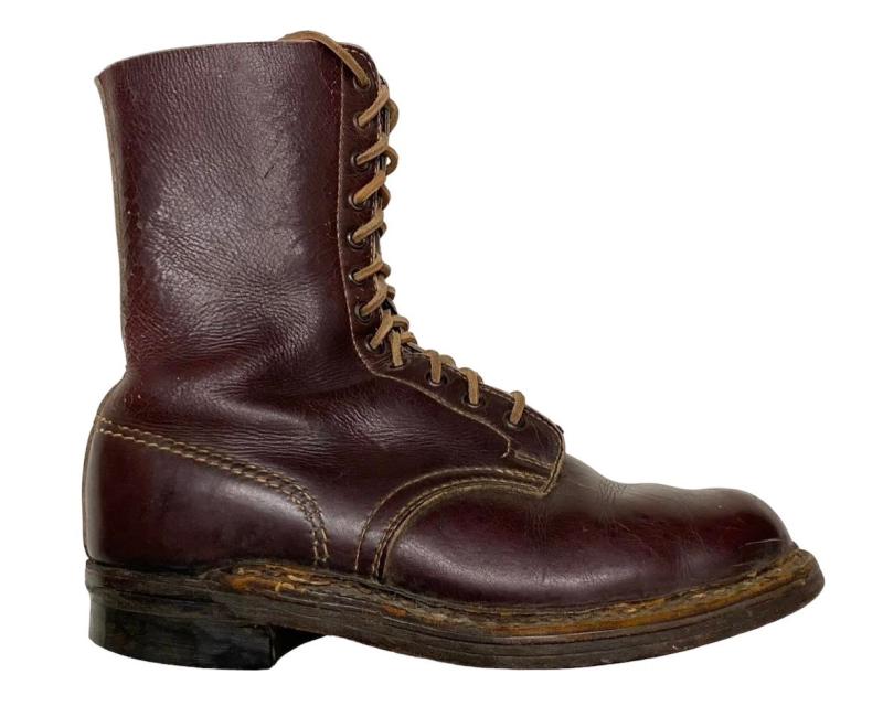 2nd Model Fallschirmjäger Jumpboots in Brown (!) Leather