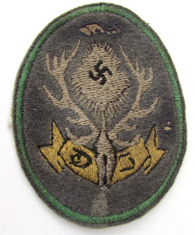 Rare Deutsche Jägerschaft Embroidered Sleeve Badge