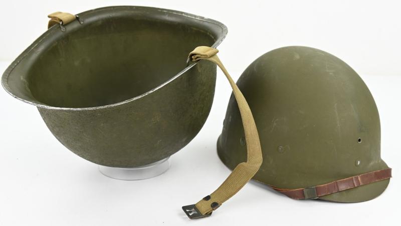 US WW2 M1 Fixed Bale Helmet 'Schlueter' War Reject