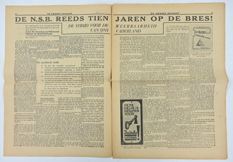 Dutch SS Magazine 'De Zwarte Soldaat' 1942
