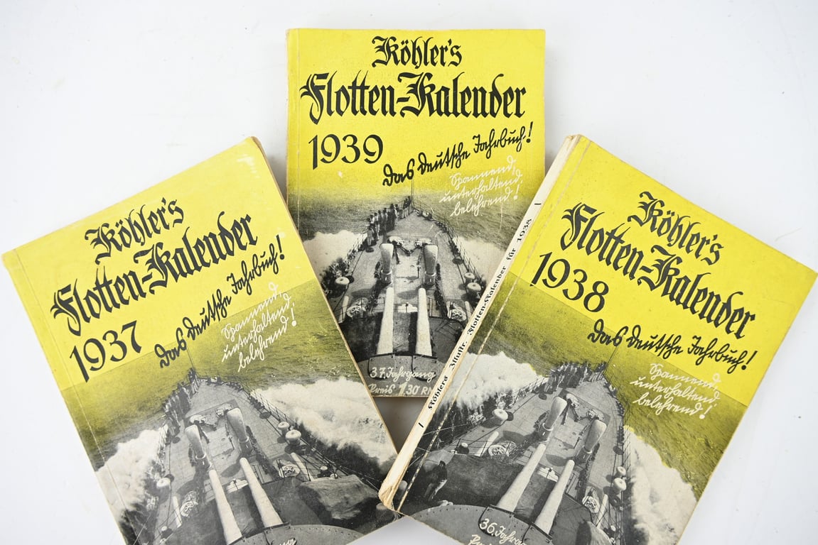 German Third Reich 'Kohler's Flotten-Kalender' Set