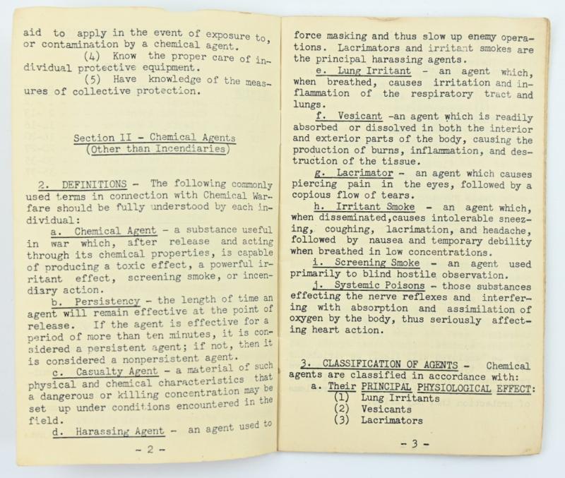 US WW2 Defense Manual Against Chemical Attack