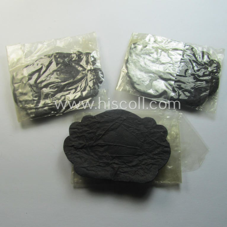 WH (Heeres) officers'-type, hand-embroidered cap-cocarde (ie: 'Kokarde für Schirmmütze')