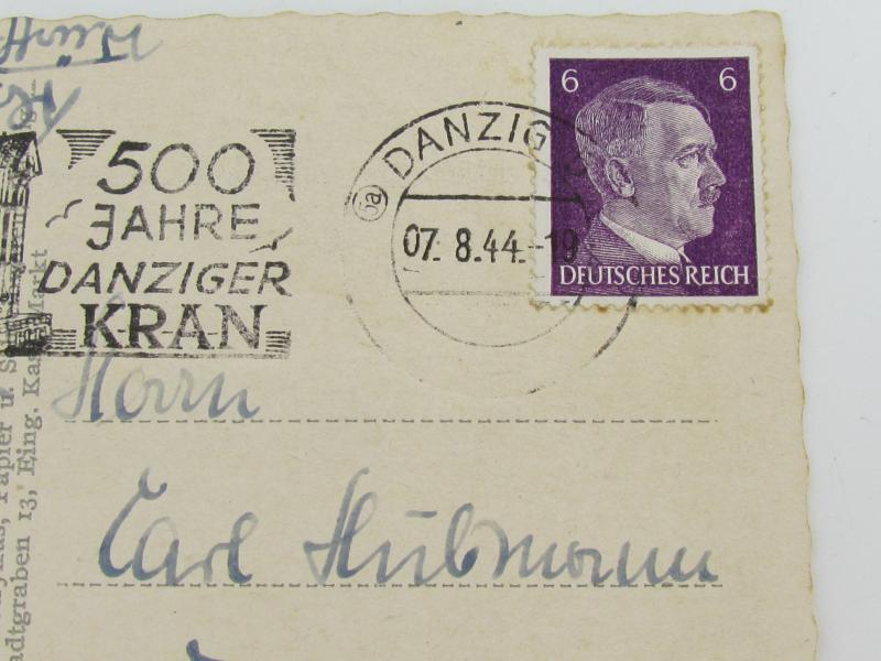 Third Reich era 'Danzig' Postcard