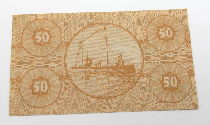 50 Pfennig Banknote Emergency Money