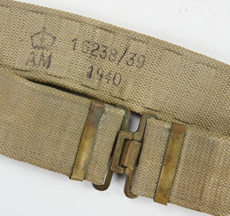 British WW2 AM Combat Belt 1940