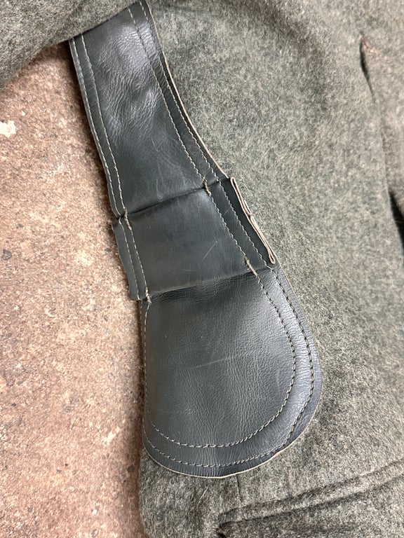 German Wehrmacht (Heer)" Wachmantel"  Rabbit skin lining.