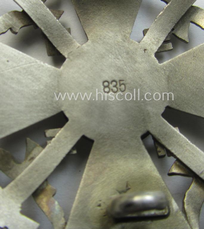 'Spanienkreuz mit Schwerten in Silber' being a clearly maker- (ie. '835'-) marked example that was (I deem) produced by the maker (ie. 'Hersteller') 'Wilhelm Deumer'