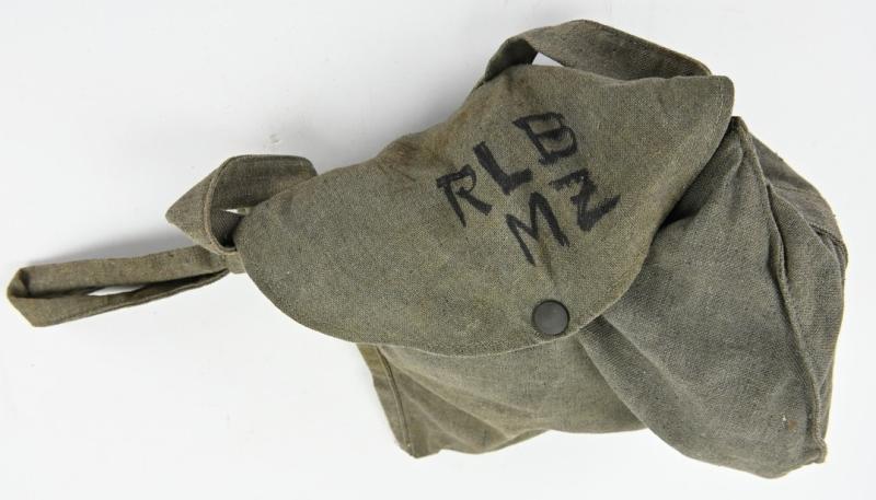 German LS M37 Civil Gasmask with Filter in Carrying Pouch