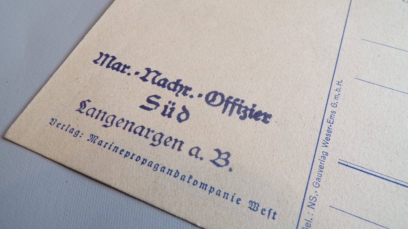 "Auch 1940 A.K. voraus" Kriegsmarine Postcard