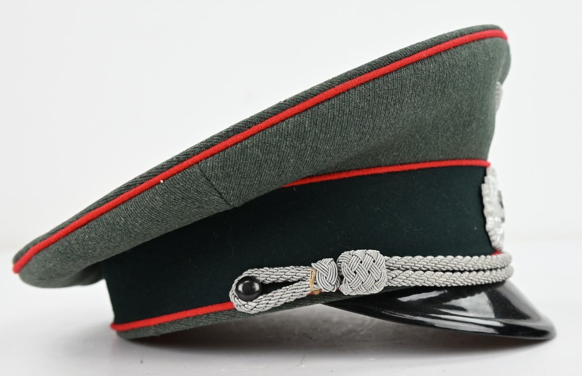 German WH Officer Visor Cap Artillery
