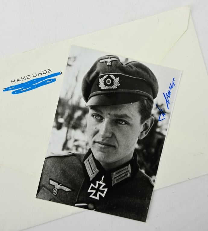 Signature of Wehrmacht Heer KC Recipient 'Hans Uhde'