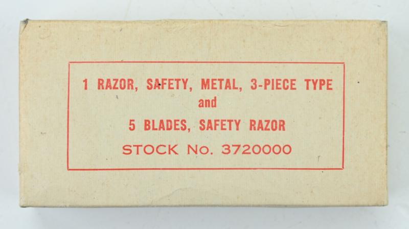 US WW2 Enlisted Men 'Gillette' Safety Razor in case