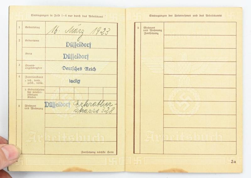 German Third Reich Workerspass