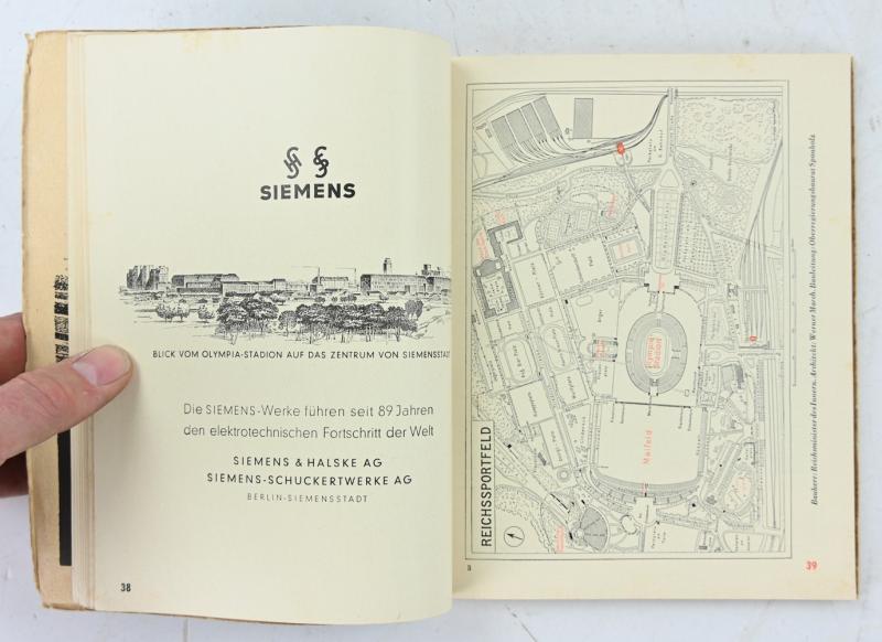 German Third Reich 1936 Olympics Programm Book