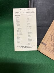 YMCA Active Service Writing Wallet and Language card...