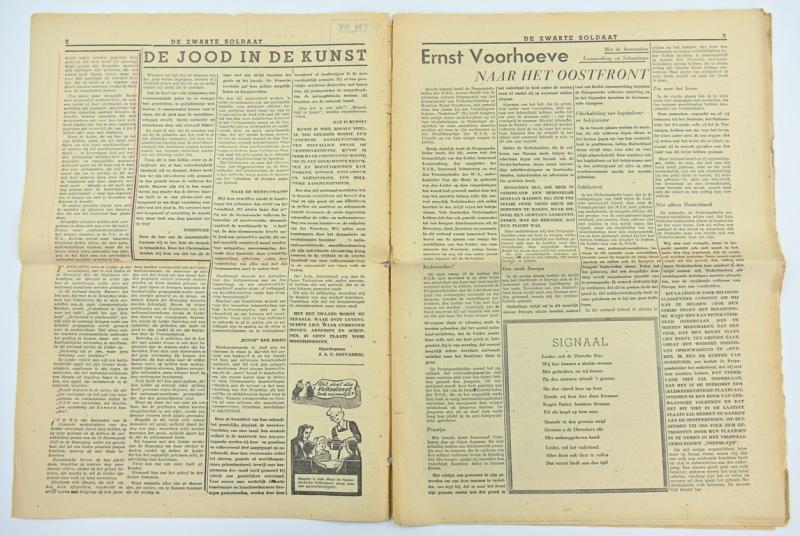 Dutch SS Magazine 'De Zwarte Soldaat' 1942