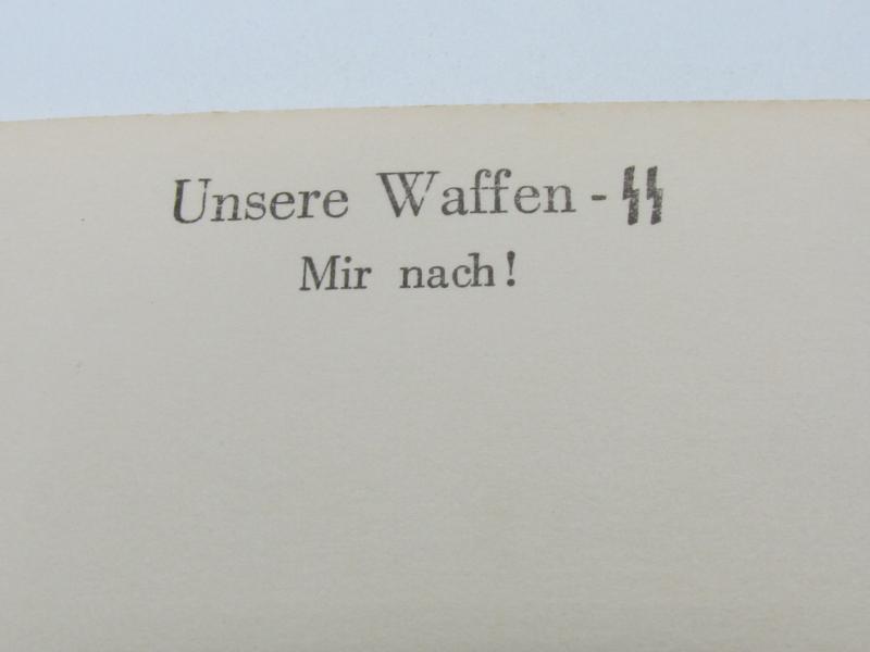 Postcard : Unsere Waffen-SS