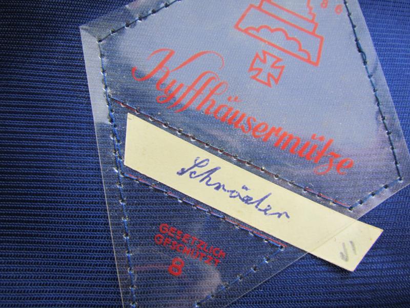 German Post WW2 Kyffhauser League Kyffhäuserbund Visor Cap