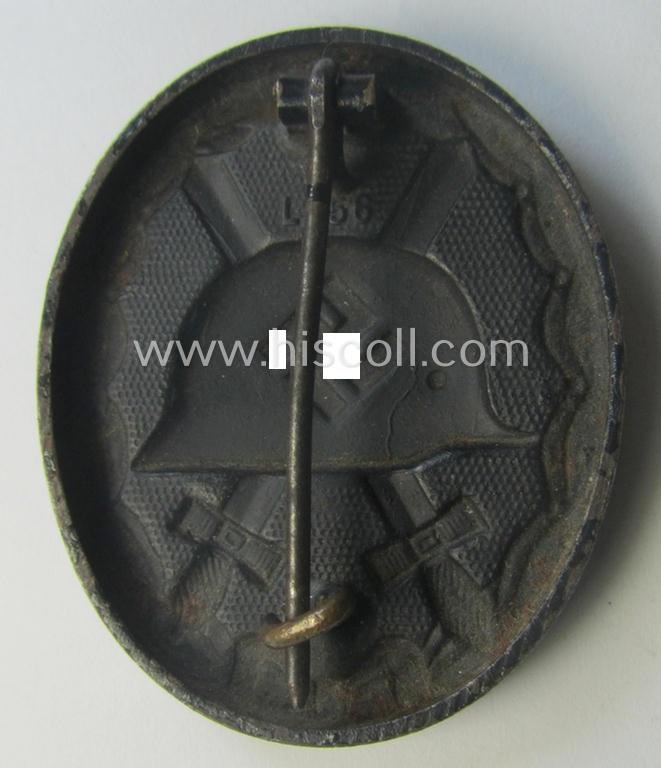 Black-class wound-badge (or: 'Verwundeten-Abzeichen in Schwarz') maker-marked: 'L/56'