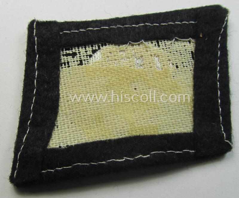 'SS'- (ie. 'Waffen-SS') 'RzM-style'-collar-tab: '3. SS-Pz.-Div.' “Totenkopf”