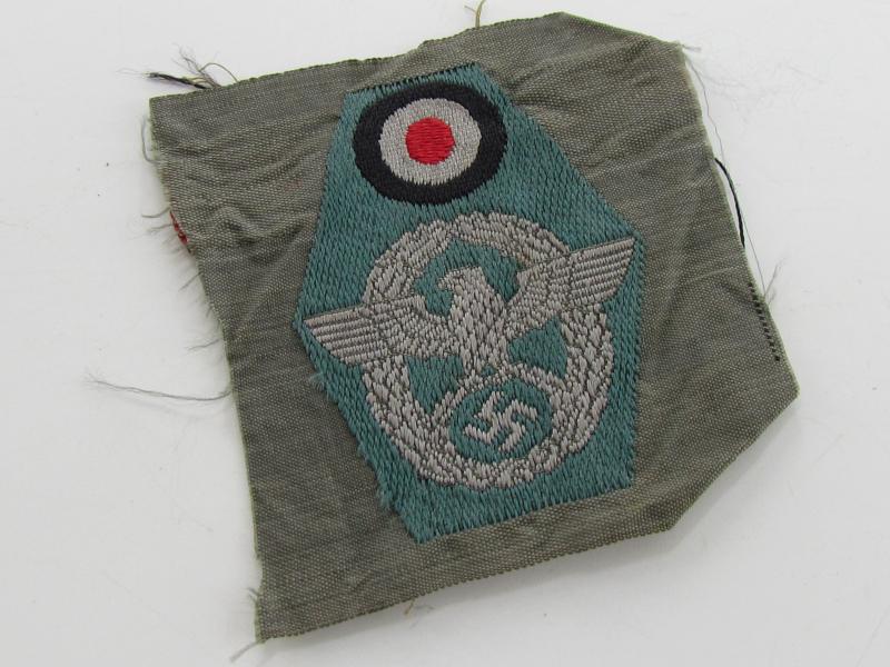 German M43 Police BeVo cap-eagle/cocarde