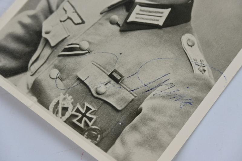 Signature of Wehrmacht Heer KC Recipient 'Kurt Prinz'