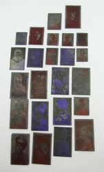 24x Original German Newspaper Photo “Druckplatte” (printing plate)